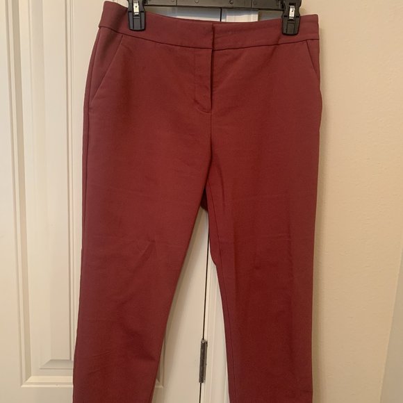 Express Mauve Cropped Slacks - Picture 1 of 3